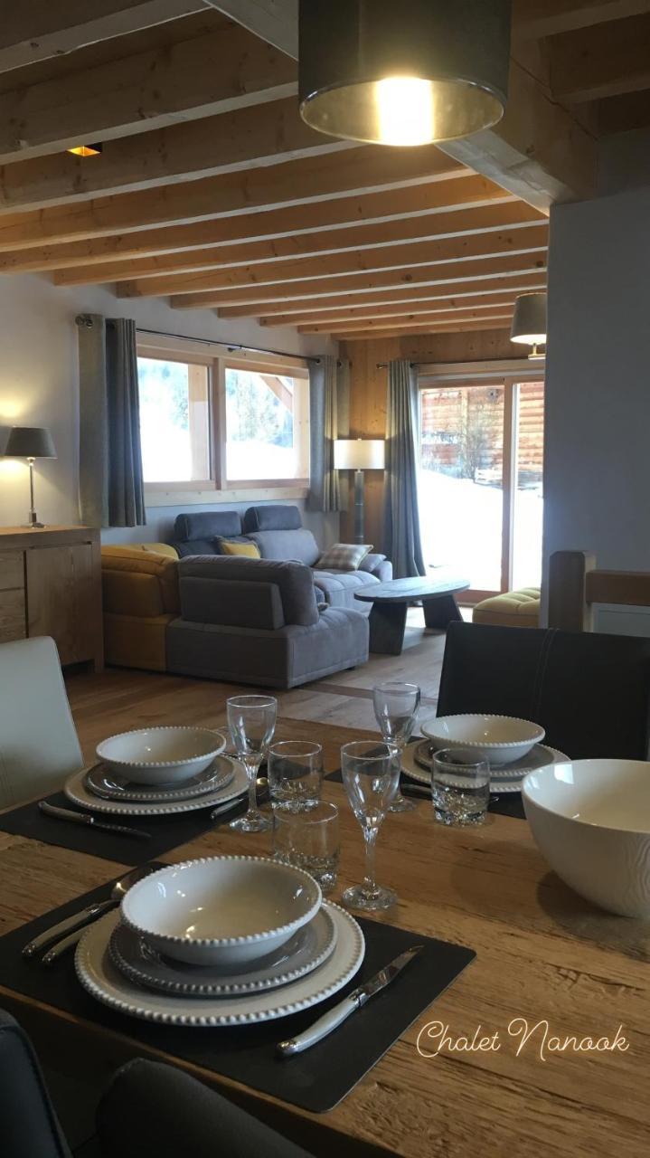 Chalet Nanook นอเทรอ-ดาม-เด-เบลล์คอมบ์ ภายนอก รูปภาพ