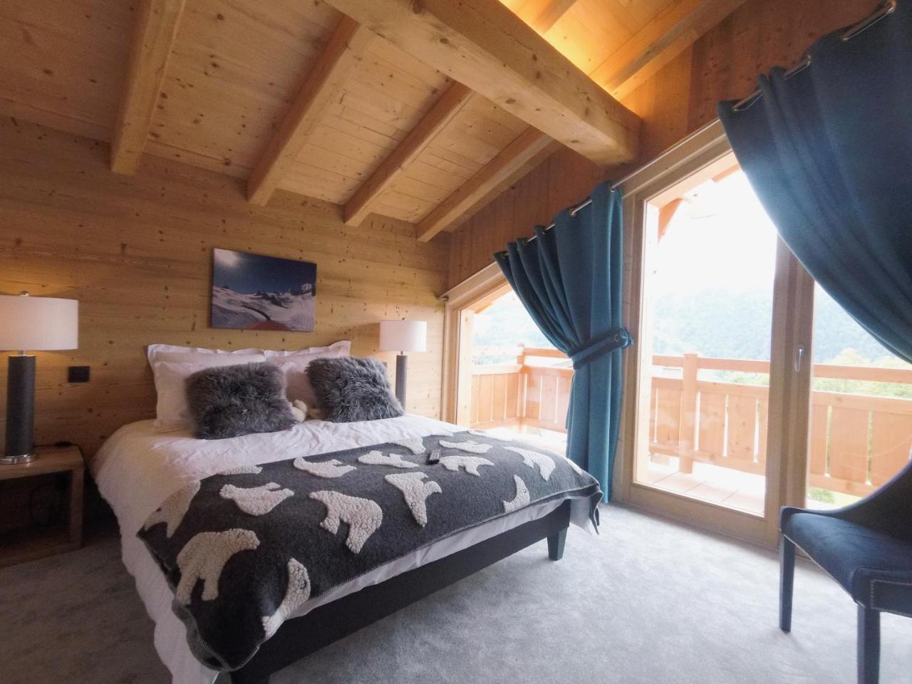 Chalet Nanook นอเทรอ-ดาม-เด-เบลล์คอมบ์ ภายนอก รูปภาพ