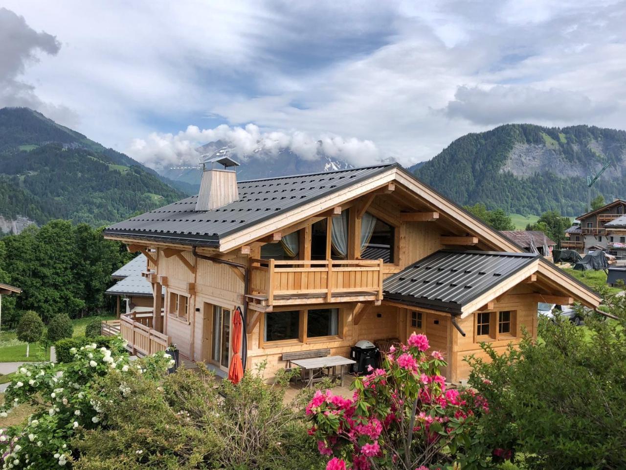 Chalet Nanook นอเทรอ-ดาม-เด-เบลล์คอมบ์ ภายนอก รูปภาพ